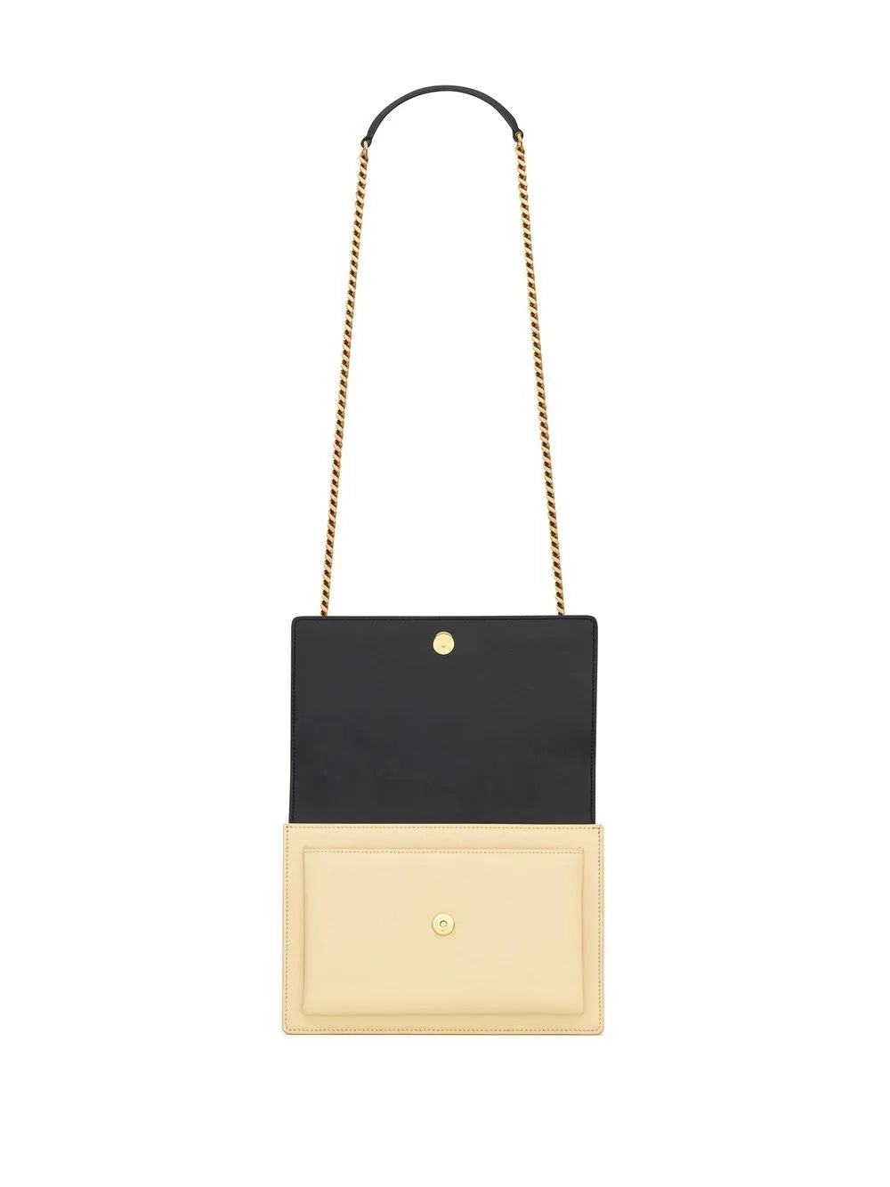 Saint Laurent Sunset Two Tone Shoulder Bag — Same as shown — Size One Size — Top View