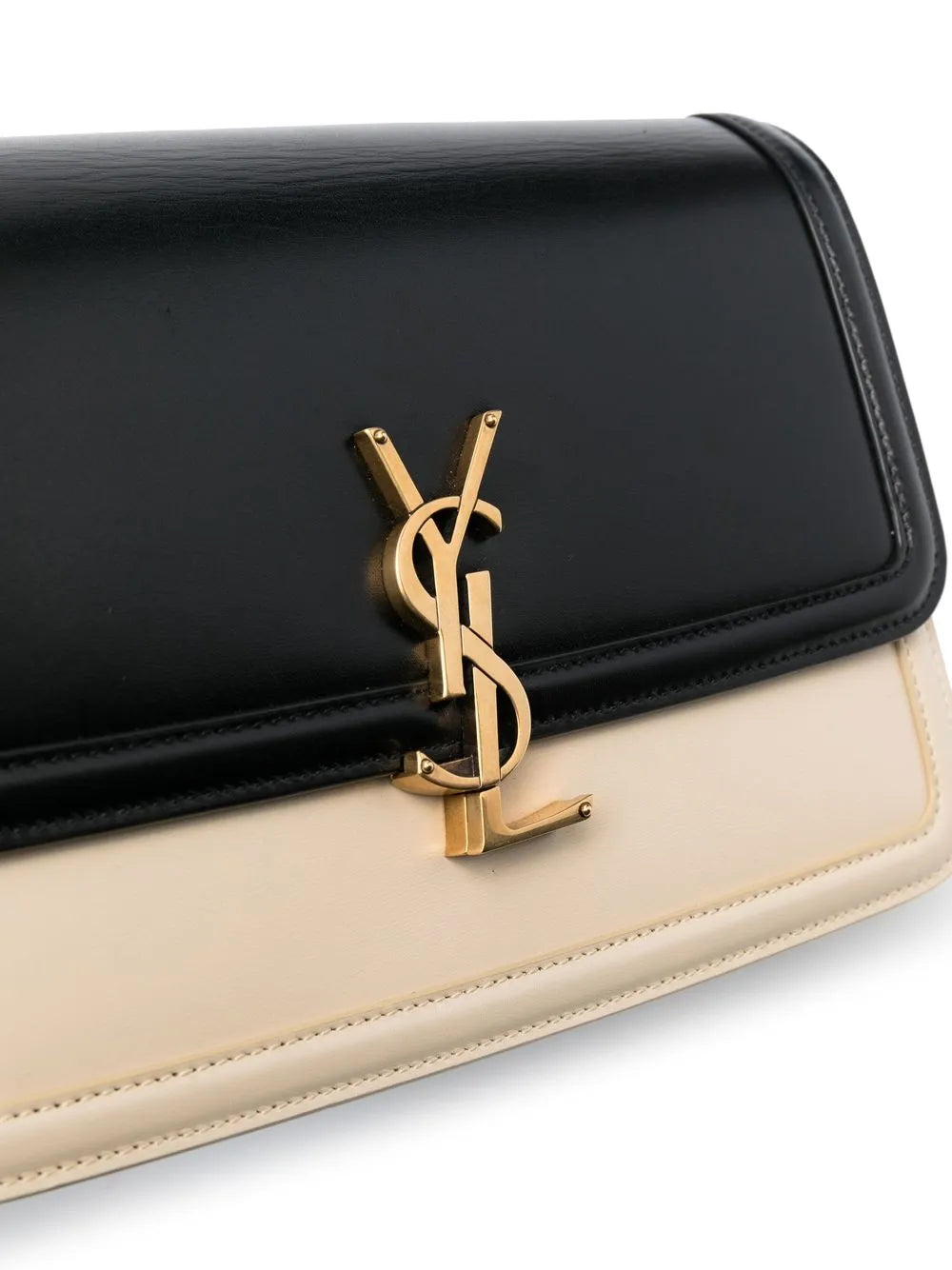 Saint Laurent Solferino Two Tone Shoulder Bag — Same as shown — Size One Size — Top View