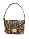 Dolce Gabbana Crespo Leopard Print Shoulder Bag — Same as shown — Size One Size — Front View