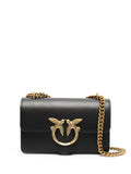 Pinko Love Birds Calf Leather Shoulder Bag — Same as shown — Size One Size — Front View