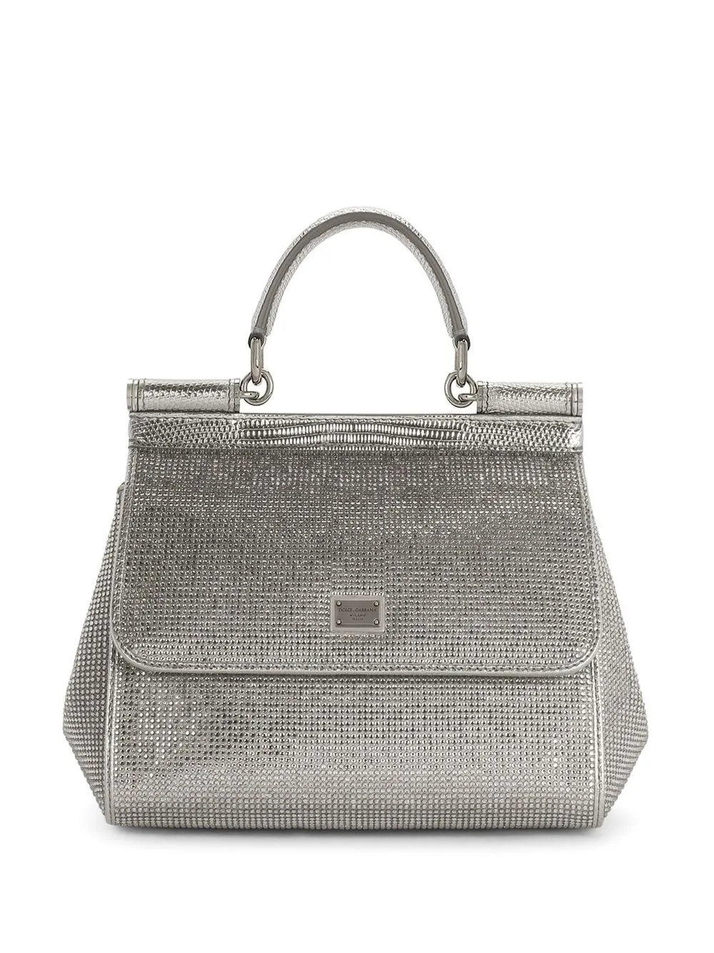 Dolce Gabbana Kim Dolcegabbana Small Sicily Satin Top Handle Bag — Same as shown — Size One Size — Front View
