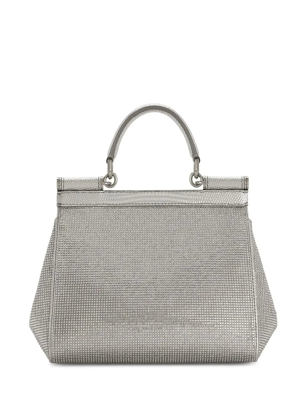 Dolce Gabbana Kim Dolcegabbana Small Sicily Satin Top Handle Bag — Same as shown — Size One Size — Back View
