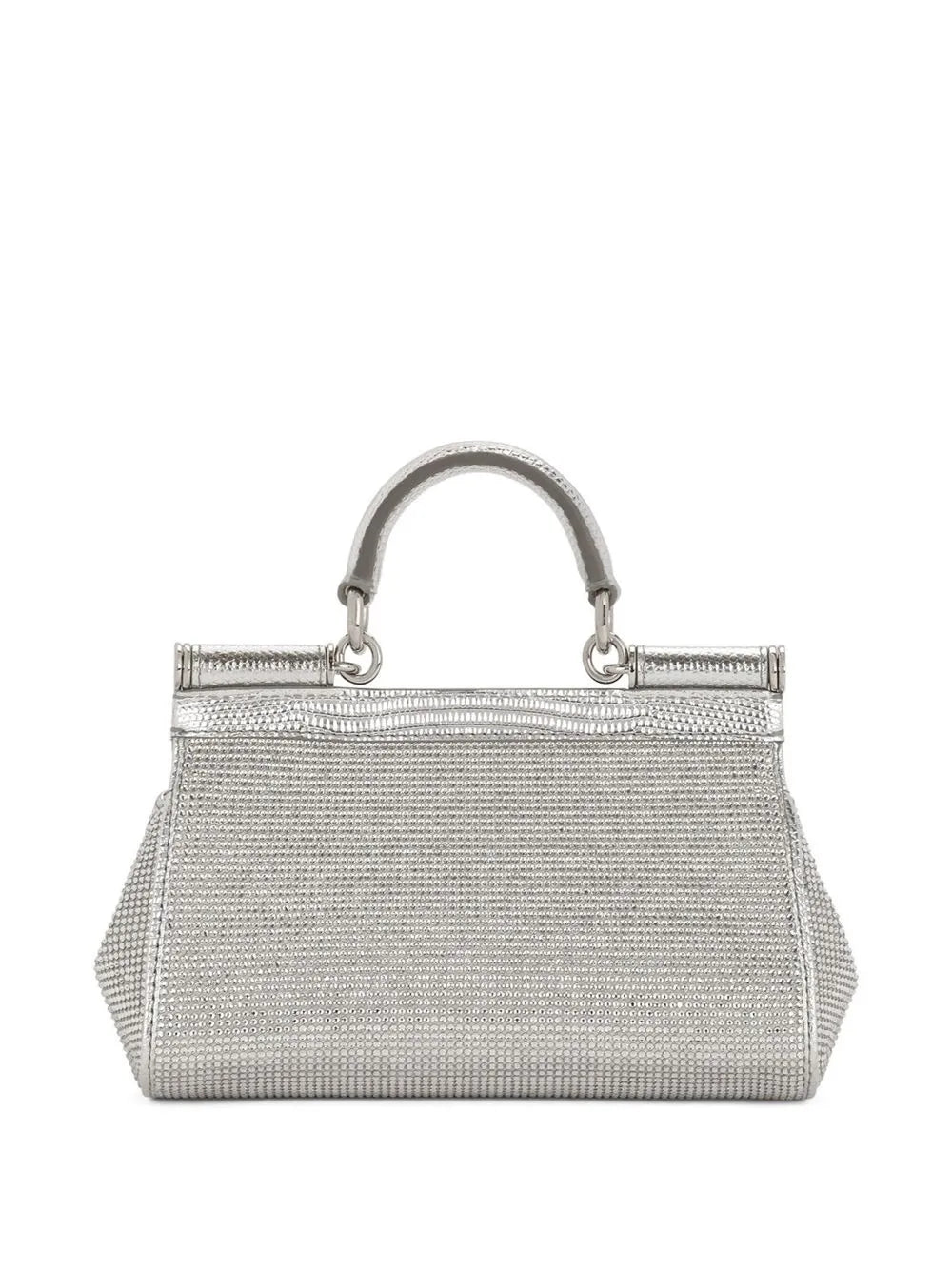 Dolce Gabbana Kim Dolcegabbana Small Sicily Satin Top Handle Bag — Same as shown — Size One Size — Back View