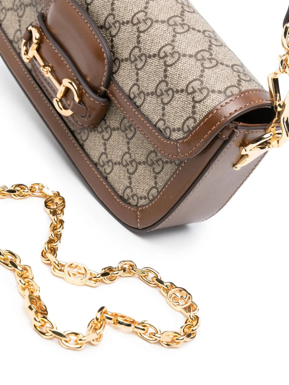 Gucci Mini Horsebit 1955 Shoulder Bag — Same as shown — Size One Size — Top View