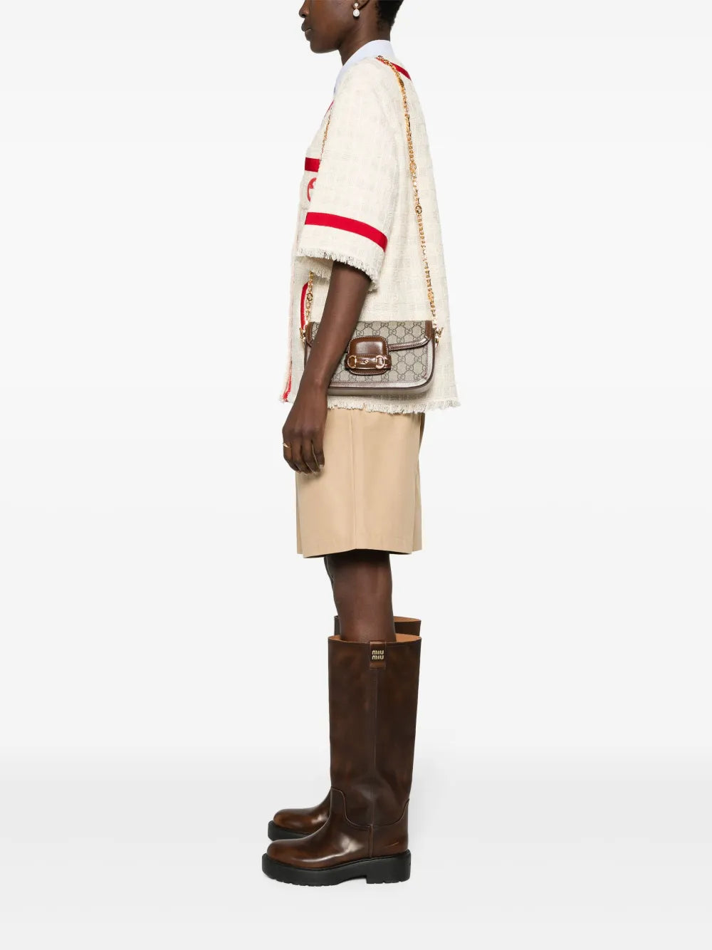 Gucci Mini Horsebit 1955 Shoulder Bag — Same as shown — Size One Size — Side View