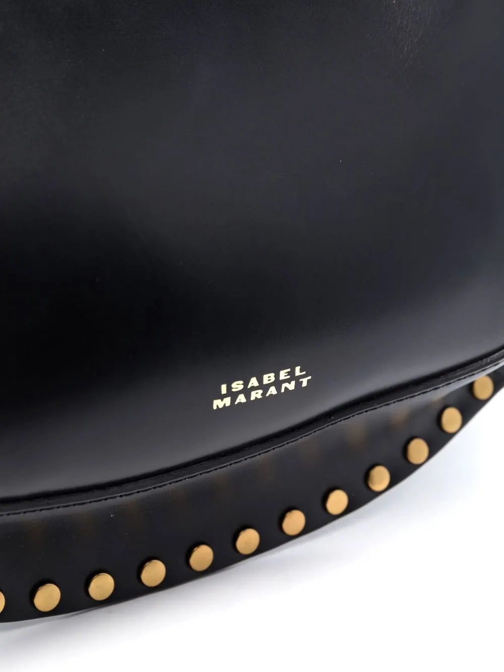 Isabel Marant Oskan Moon Studded Shoulder Bag — Same as shown — Size One Size — Top View
