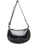 Isabel Marant Oskan Moon Studded Shoulder Bag — Same as shown — Size One Size — Front View