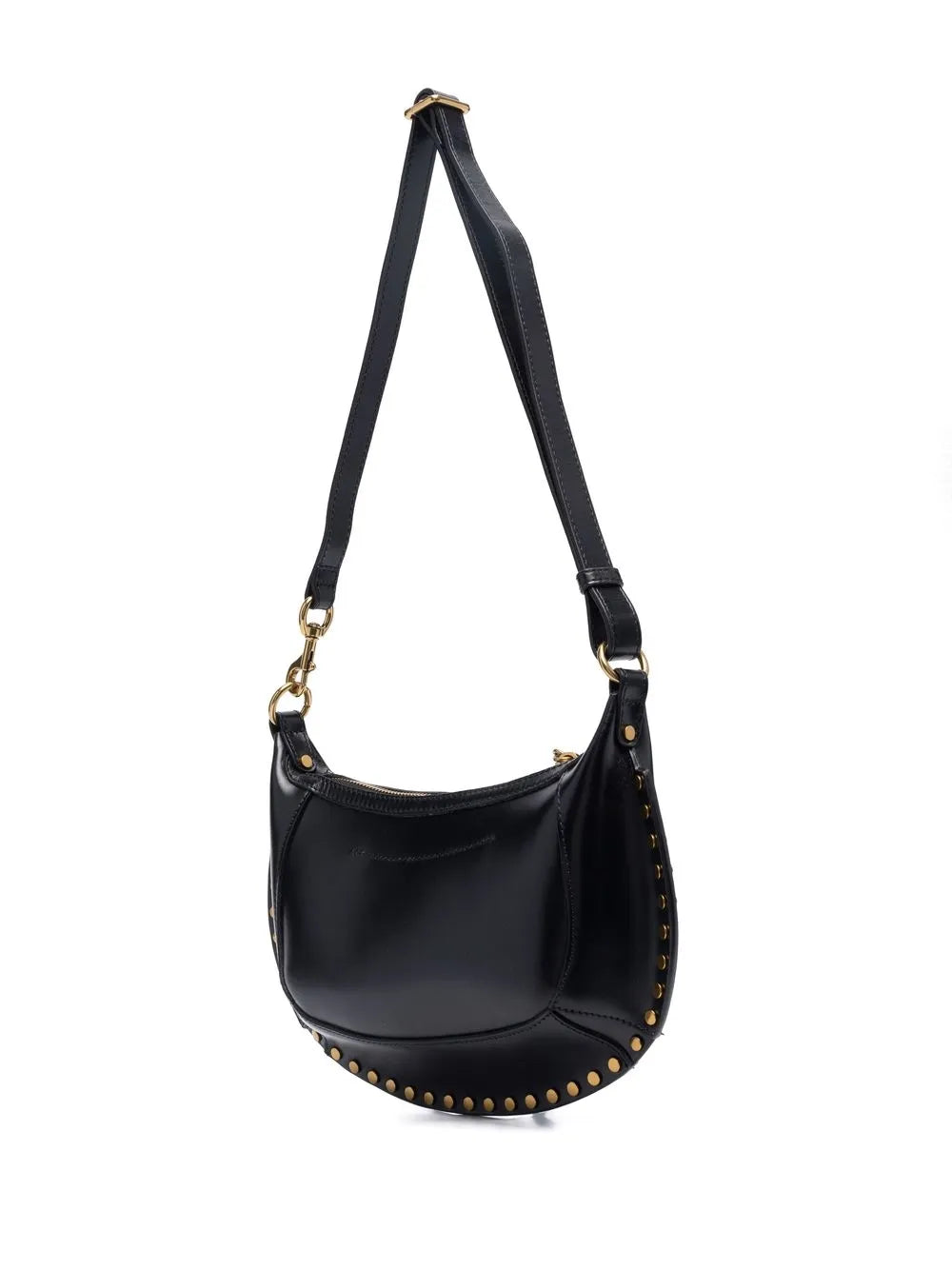 Isabel Marant Oskan Moon Studded Shoulder Bag — Same as shown — Size One Size — Back View