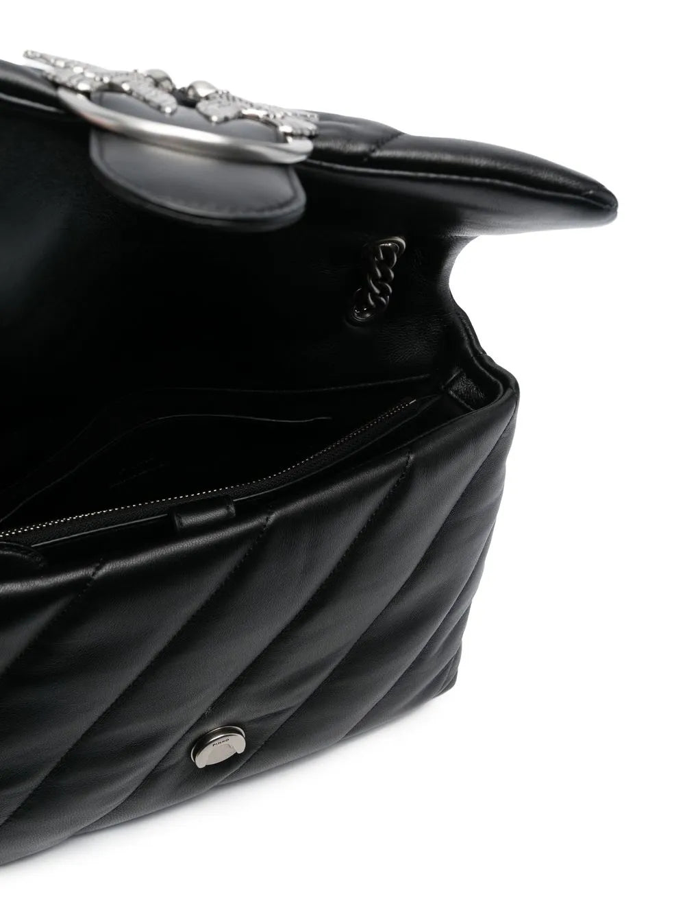 Pinko Love Big Puff Leather Shoulder Bag — Same as shown — Size One Size — Detail View