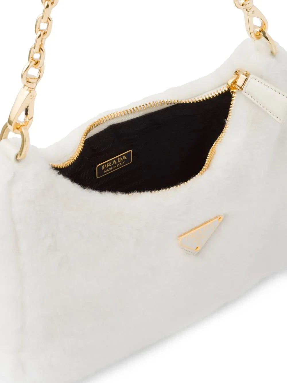 Prada Re Edition Shearling Mini Bag — Same as shown — Size One Size — Detail View