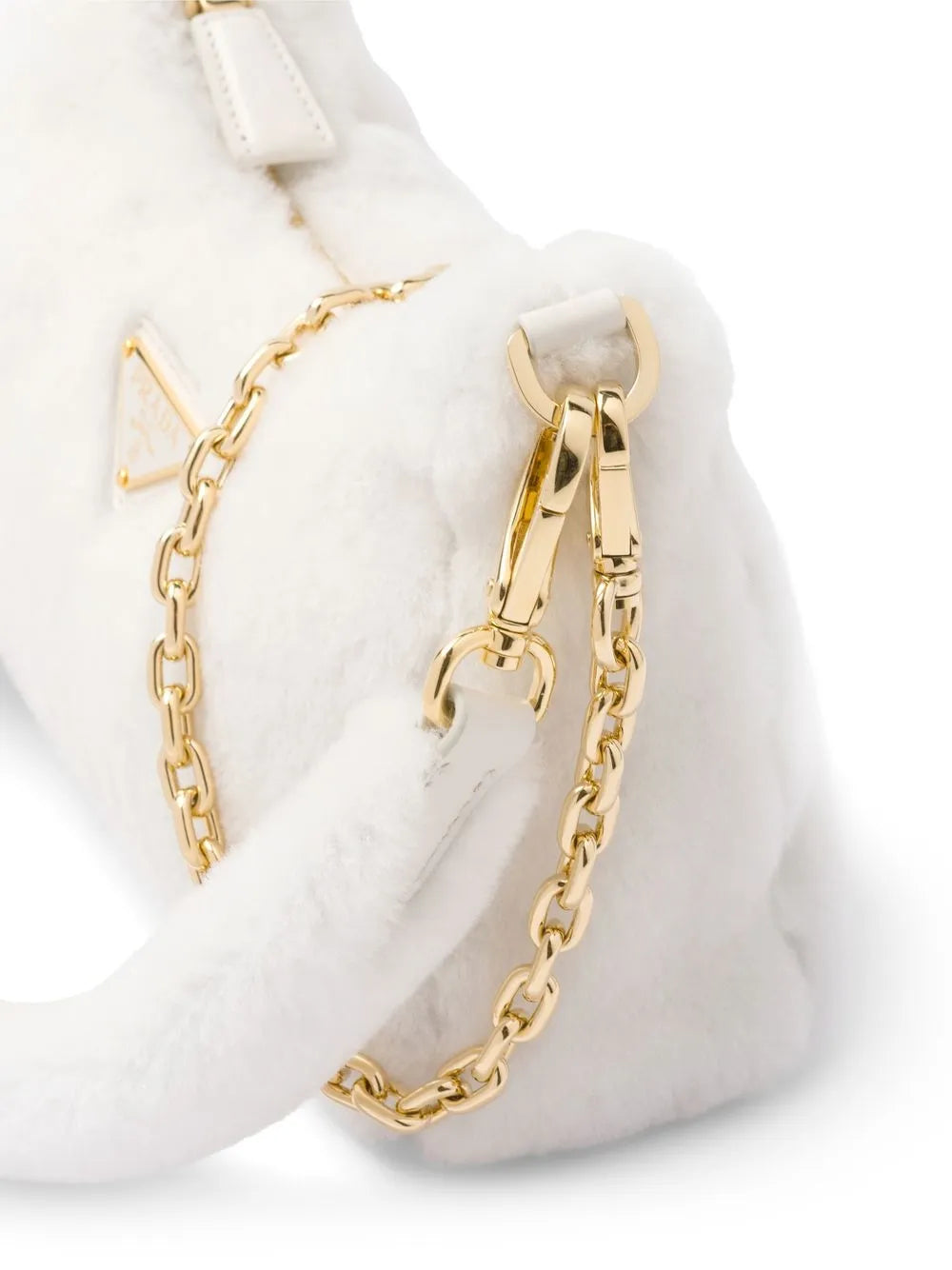 Prada Re Edition Shearling Mini Bag — Same as shown — Size One Size — Top View