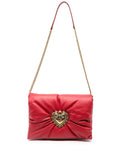Dolce Gabbana Medium Devotion Soft Clutch — Same as shown — Size One Size — Front View