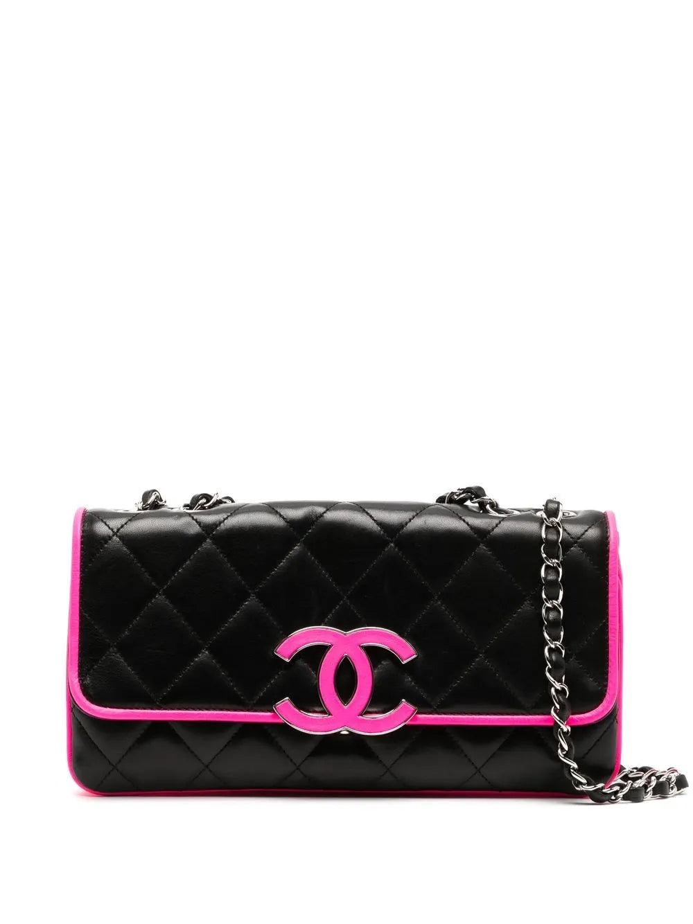 Chanel Pre Owned 2008 Cc Diamond Quilted Shoulder Bag — Same as shown — Size One Size — Front View