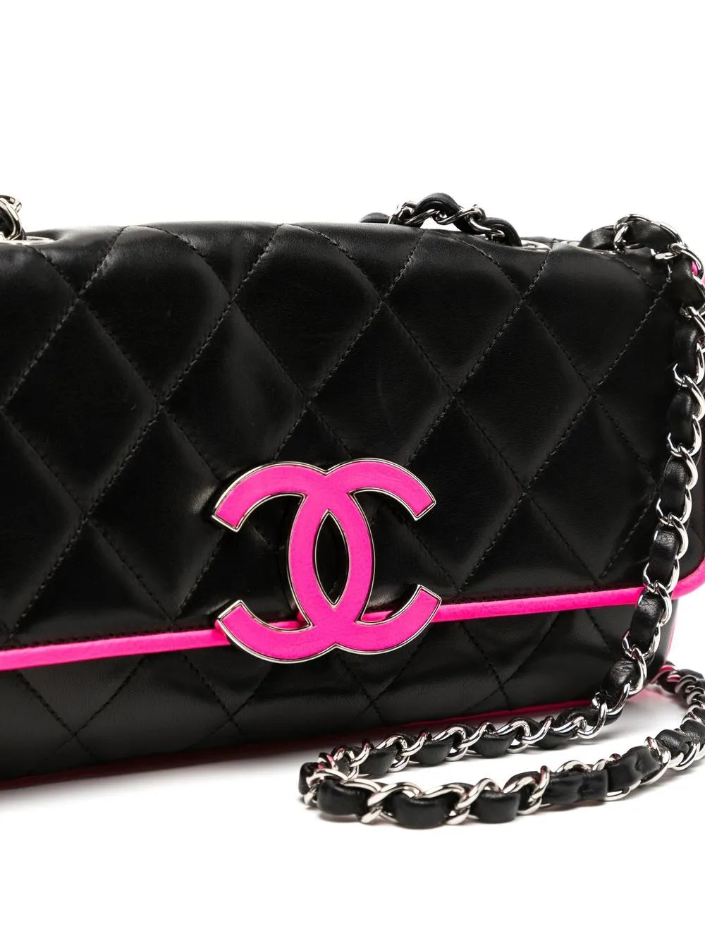 Chanel Pre Owned 2008 Cc Diamond Quilted Shoulder Bag — Same as shown — Size One Size — Top View
