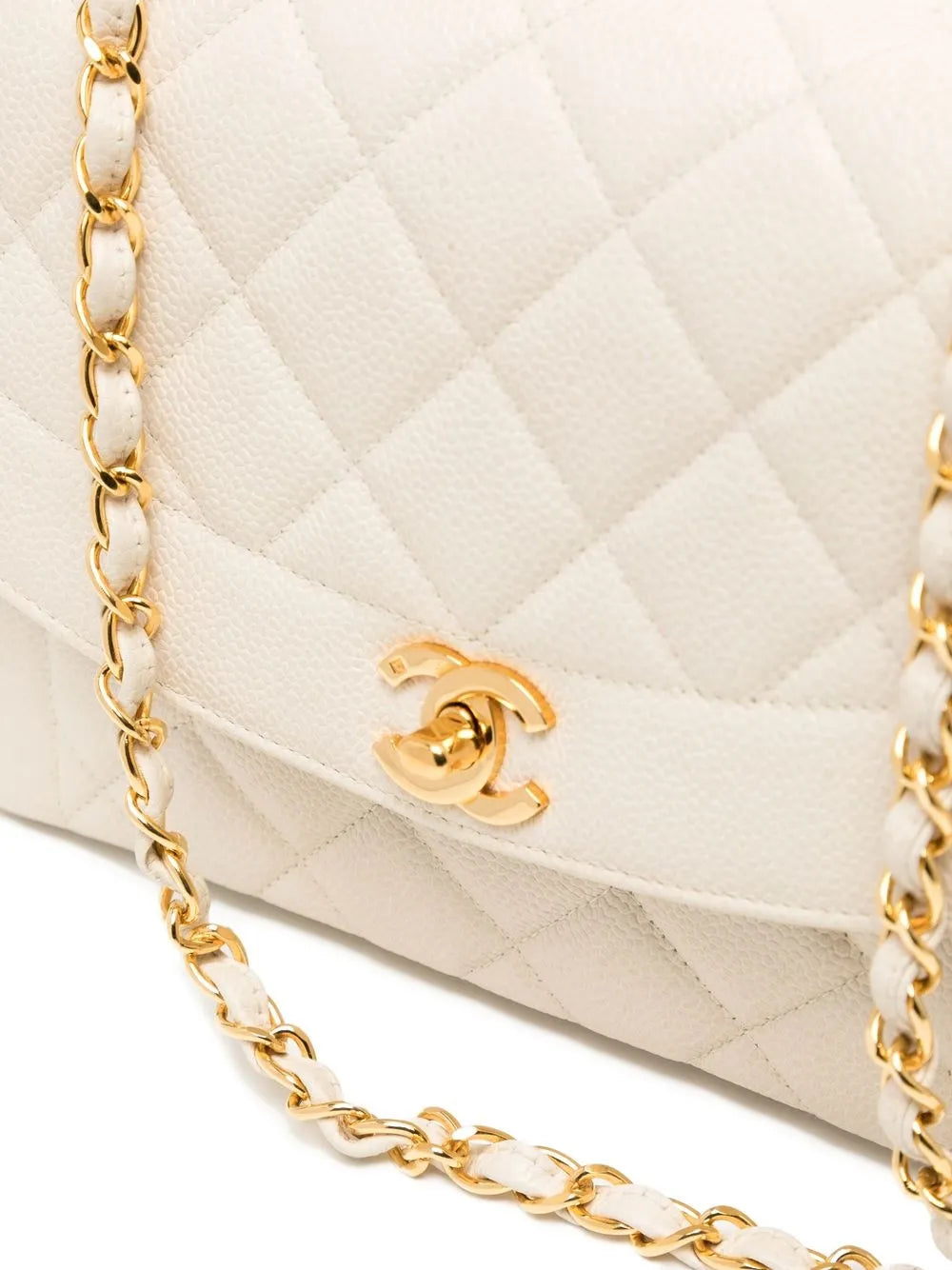 Chanel Pre Owned 1997 Medium Diana Shoulder Bag — Same as shown — Size One Size — Top View