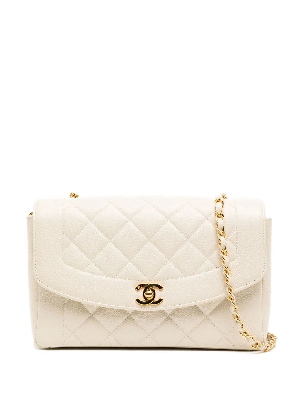 Chanel Pre Owned 1997 Medium Diana Shoulder Bag — Same as shown — Size One Size — Front View