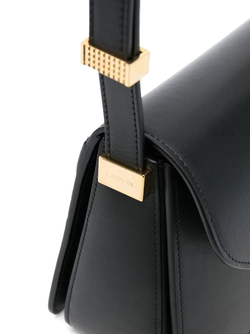 Lanvin Studded Leather Shoulder Bag — Same as shown — Size One Size — Top View