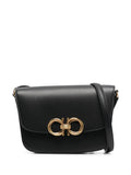 Ferragamo Gancini Leather Shoulder Bag — Same as shown — Size One Size — Front View