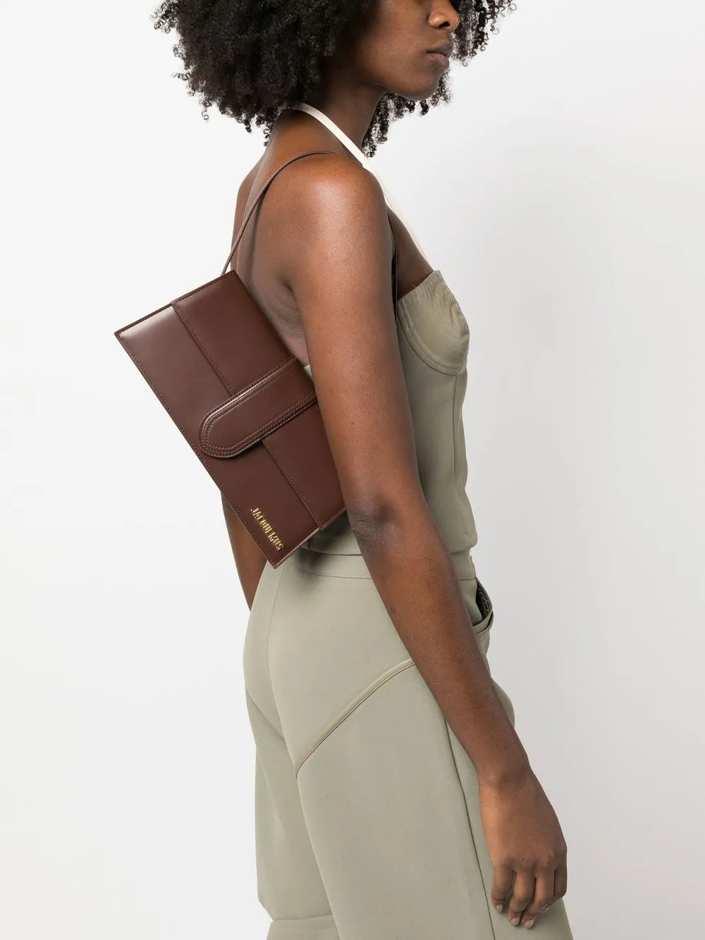 Jacquemus Le Bambino Long Shoulder Bag — Same as shown — Size One Size — Side View