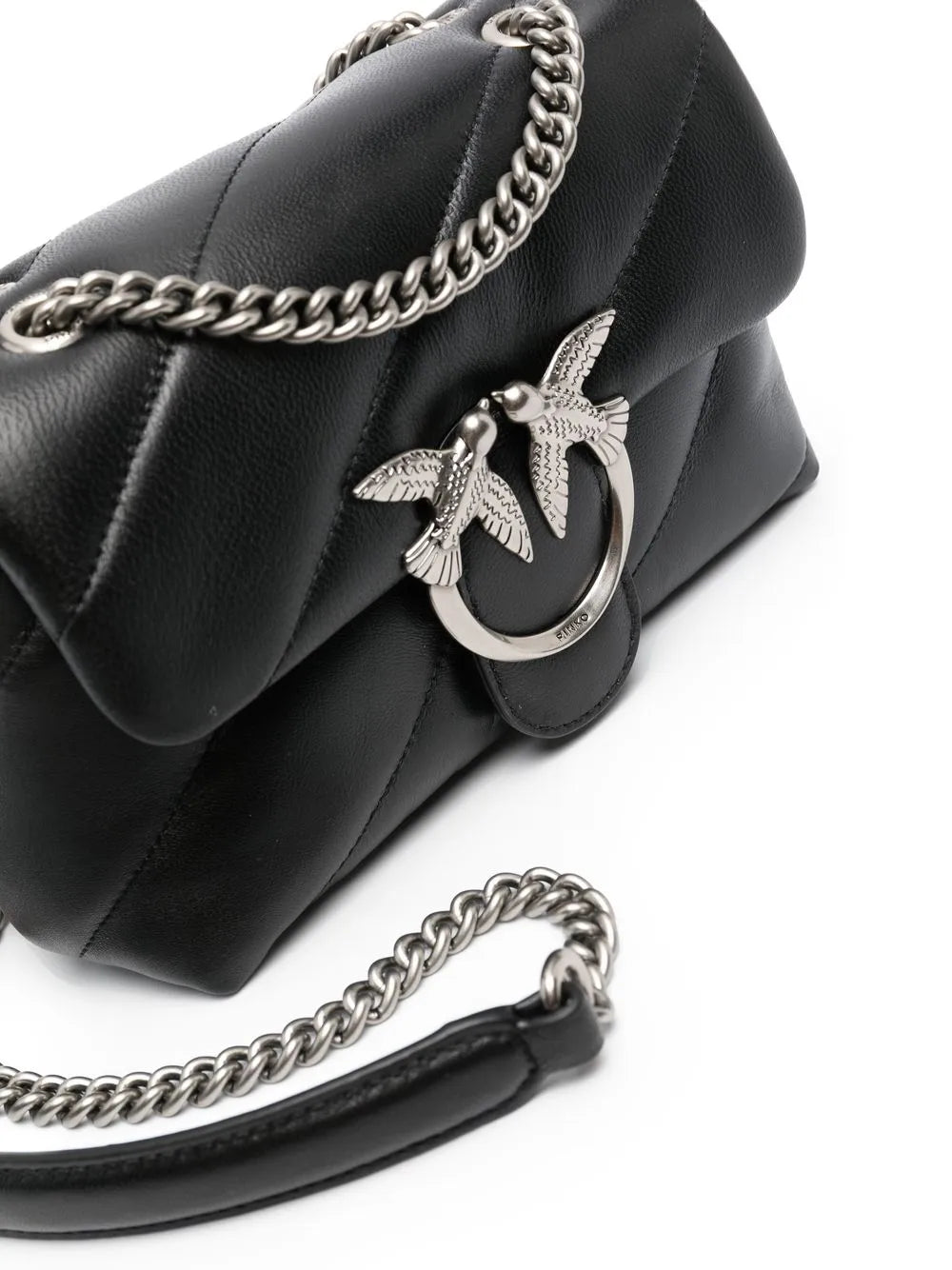 Pinko Mini Love Puff Leather Shoulder Bag — Same as shown — Size One Size — Detail View