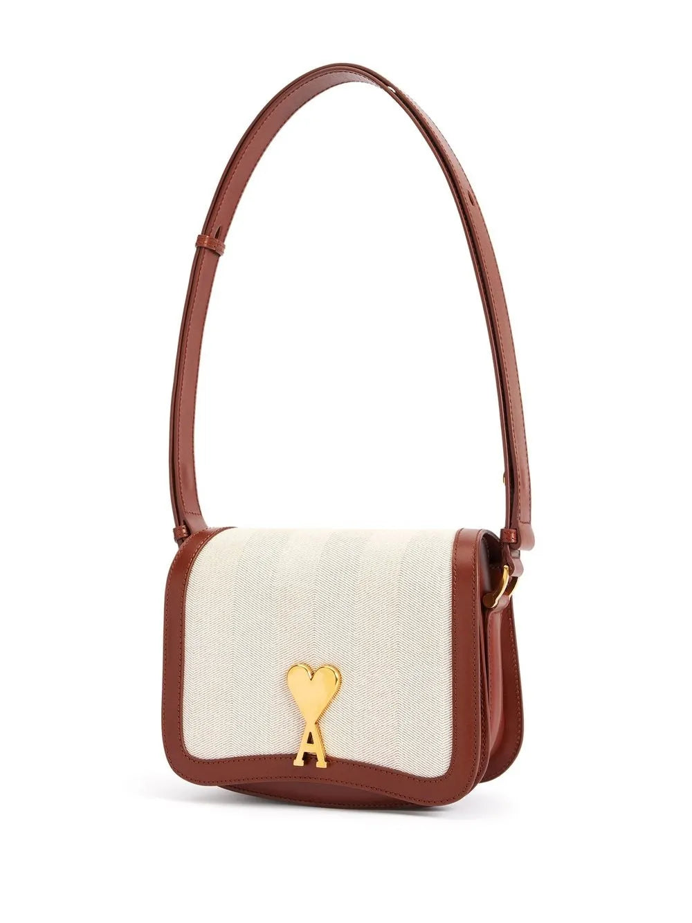 Ami Paris Logo Plaque Shoulder Bag — Same as shown — Size One Size — Top View