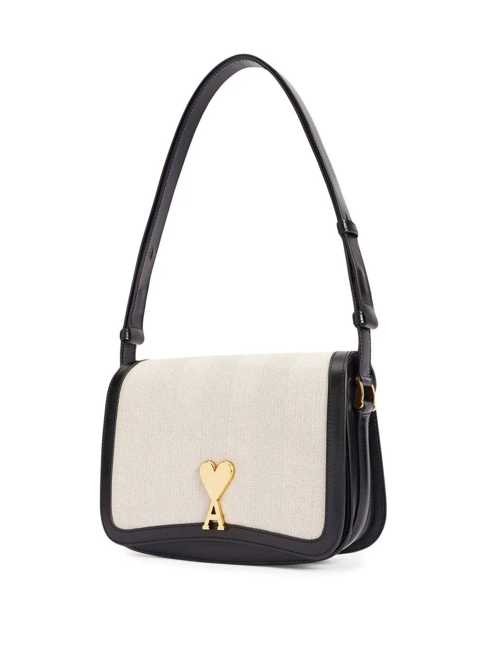 Ami Paris Two Tone Shoulder Bag — Same as shown — Size One Size — Back View