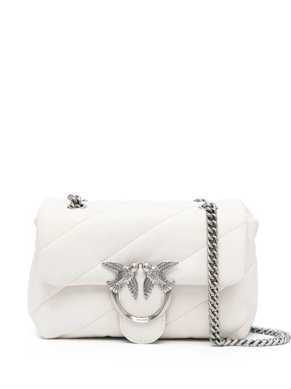 Pinko Quilted Sheepskin Shoulder Bag — Same as shown — Size One Size — Front View
