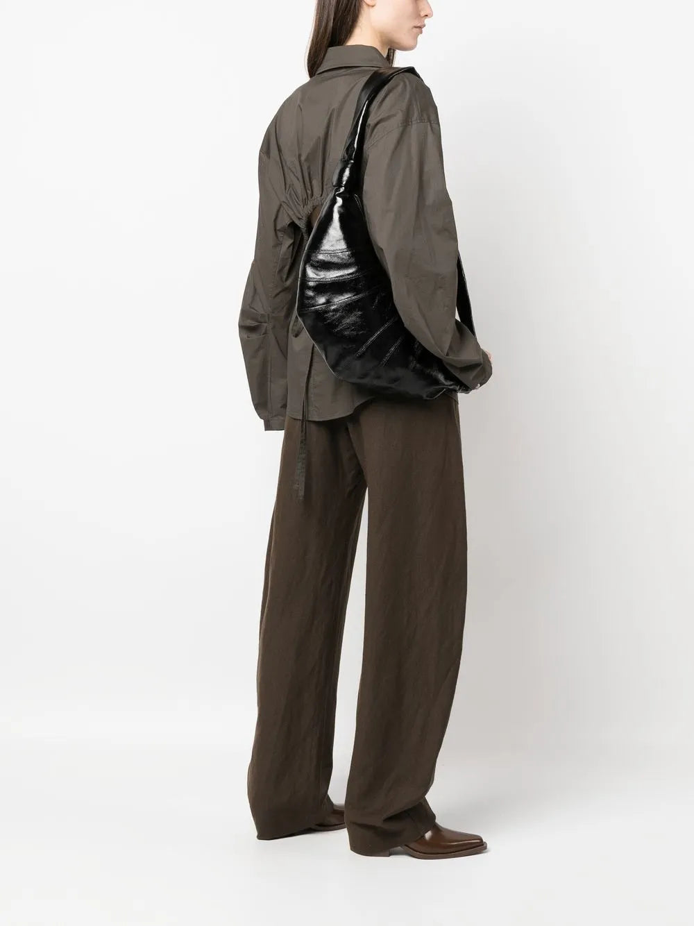 Lemaire Medium Croissant Shoulder Bag — Same as shown — Size One Size — Side View