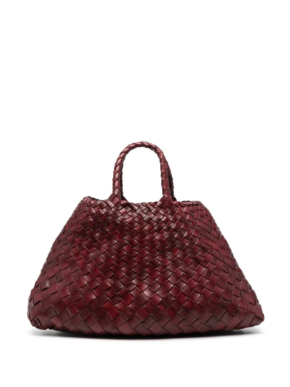 Dragon Diffusion Woven Leather Shoulder Bag — Same as shown — Size One Size — Front View