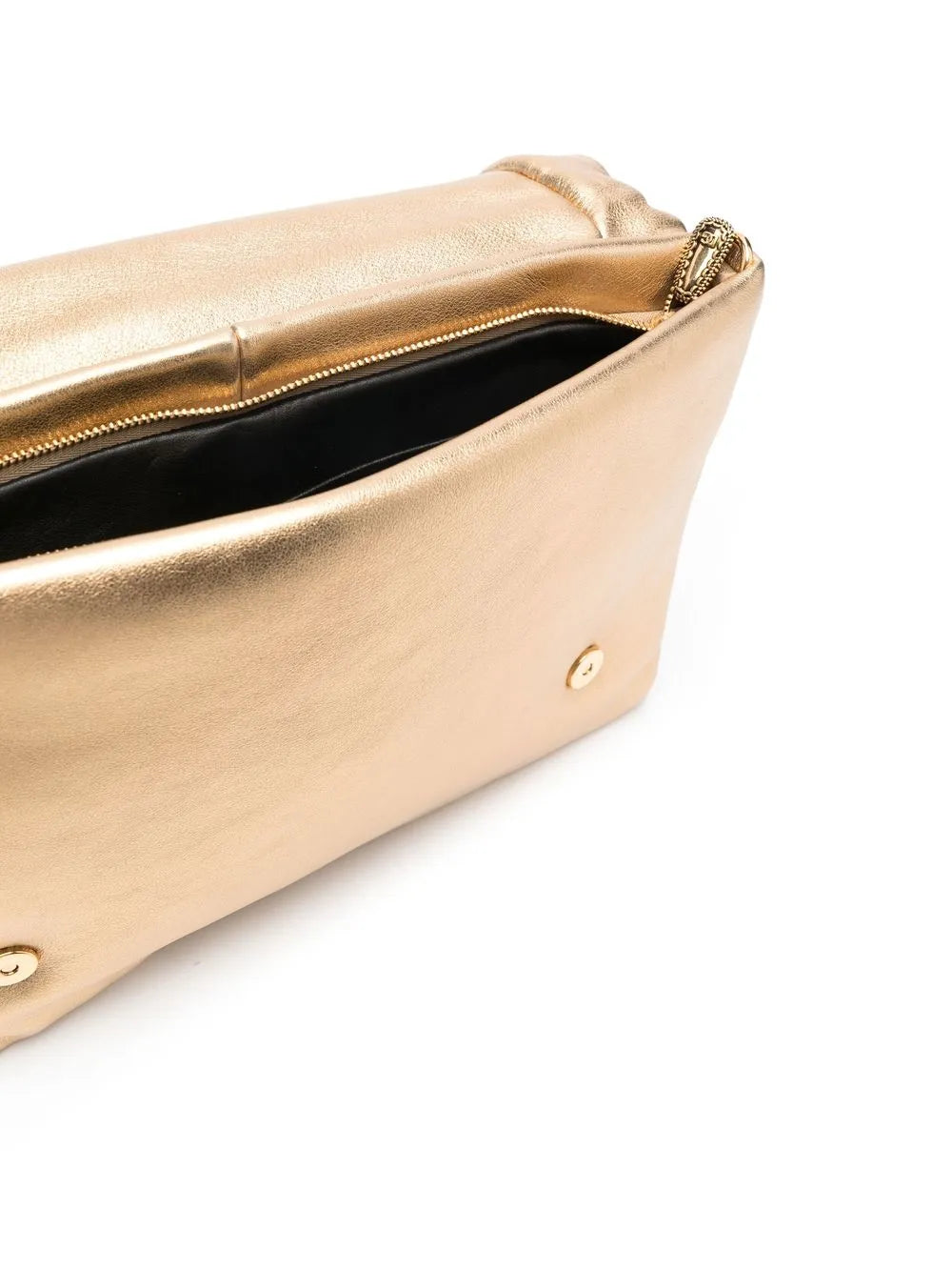 Dolce Gabbana Medium Devotion Soft Foiled Clutch — Same as shown — Size One Size — Detail View