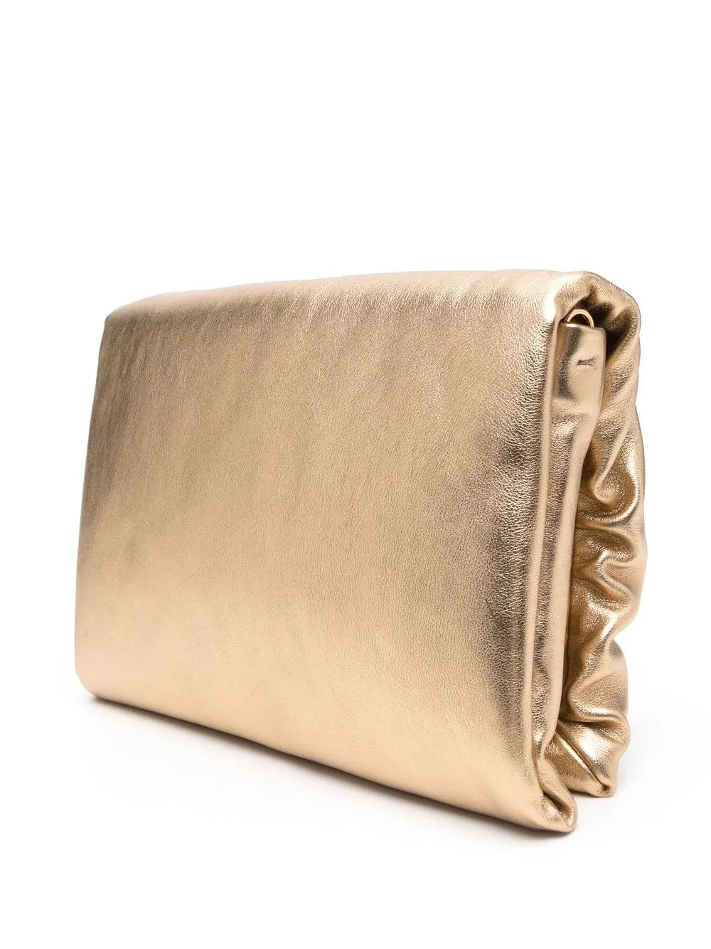 Dolce Gabbana Medium Devotion Soft Foiled Clutch — Same as shown — Size One Size — Back View