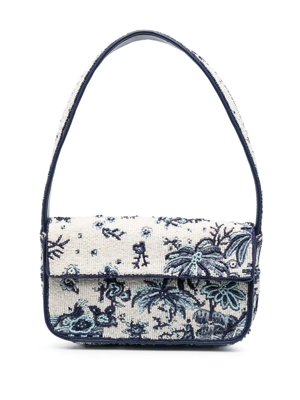 Staud Tommy Beaded Shoulder Bag — Same as shown — Size One Size — Front View