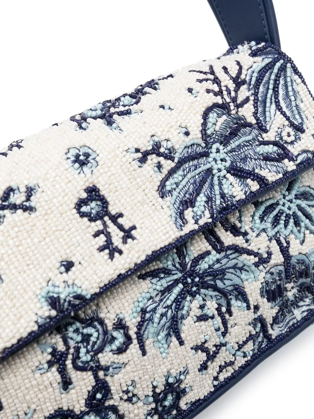 Staud Tommy Beaded Shoulder Bag — Same as shown — Size One Size — Top View