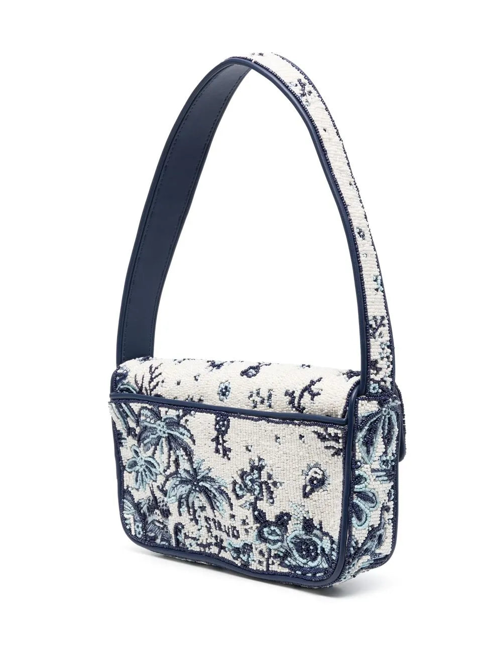 Staud Tommy Beaded Shoulder Bag — Same as shown — Size One Size — Back View