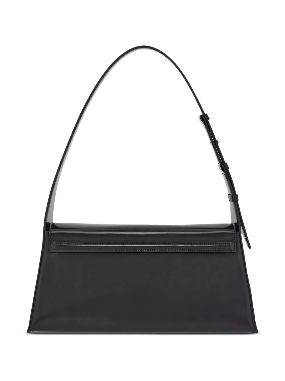 Ferragamo Geometric Leather Shoulder Bag — Same as shown — Size One Size — Back View