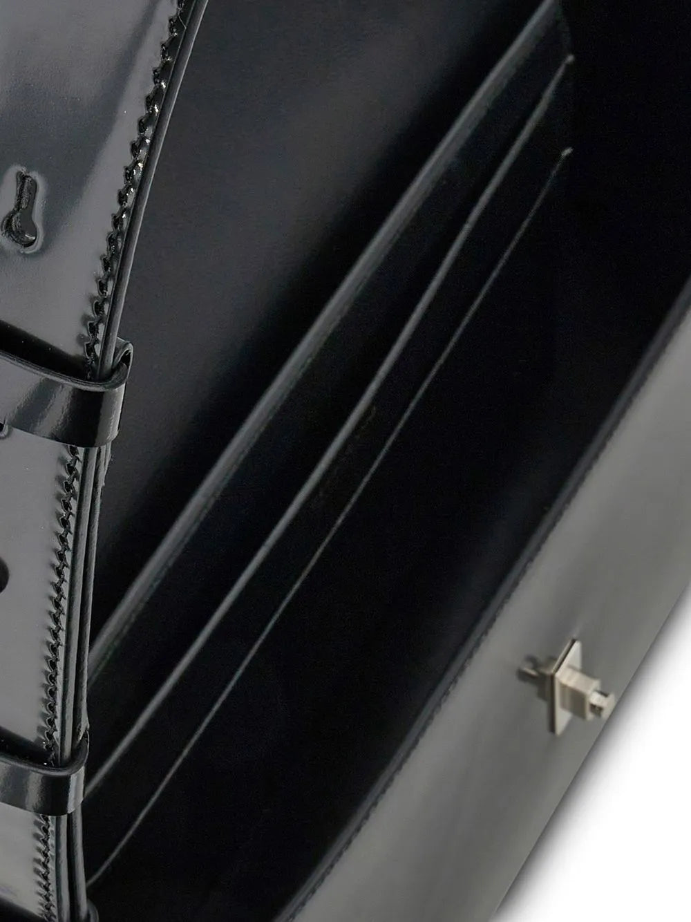 Ferragamo Geometric Leather Shoulder Bag — Same as shown — Size One Size — Detail View