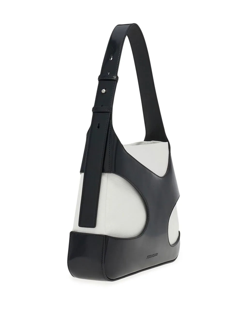 Ferragamo Cut Out Detail Shoulder Bag — Same as shown — Size One Size — Back View