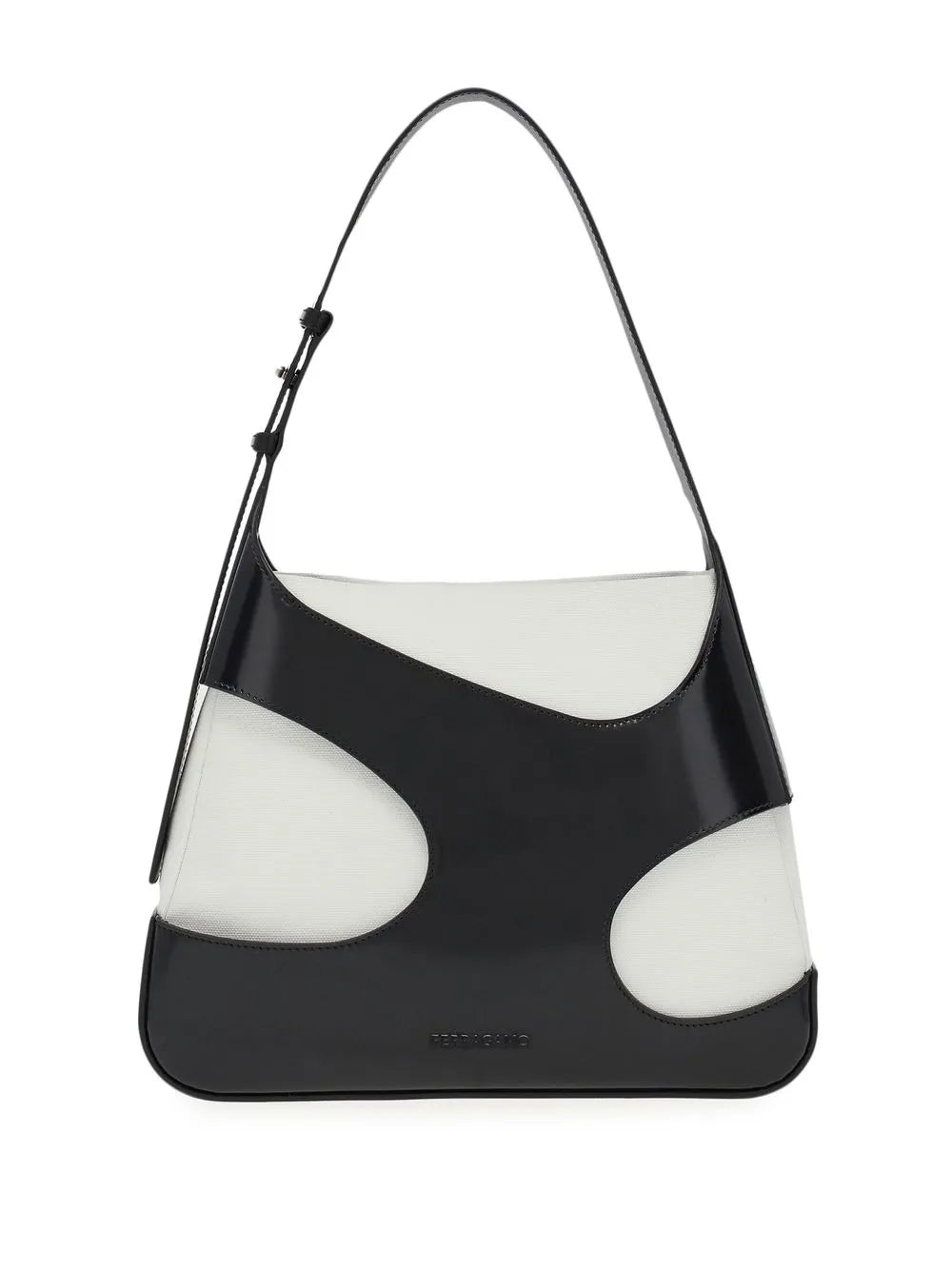 Ferragamo Cut Out Detail Shoulder Bag — Same as shown — Size One Size — Front View