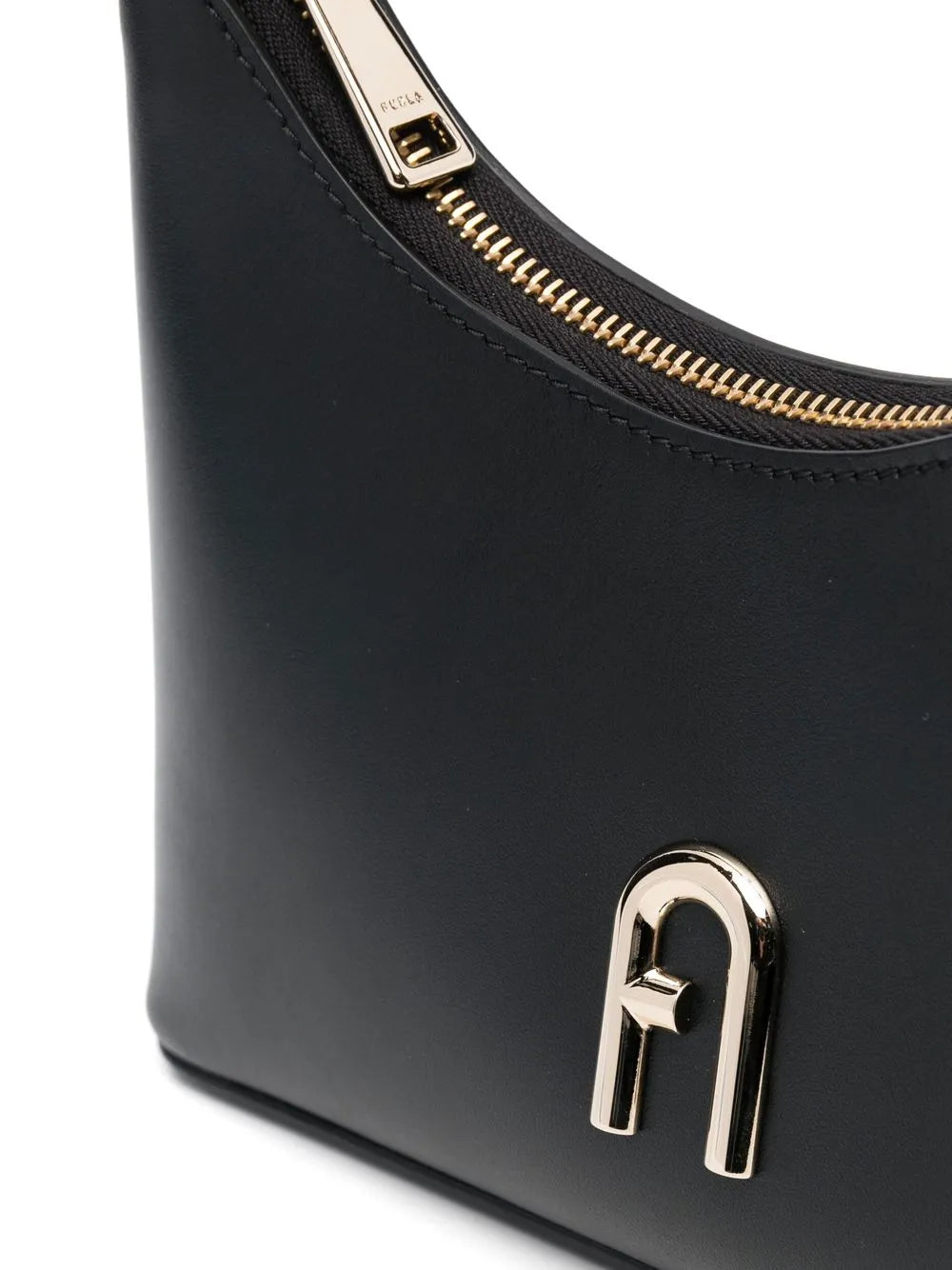 Furla Logo Plaque Leather Shoulder Bag — Same as shown — Size One Size — Top View