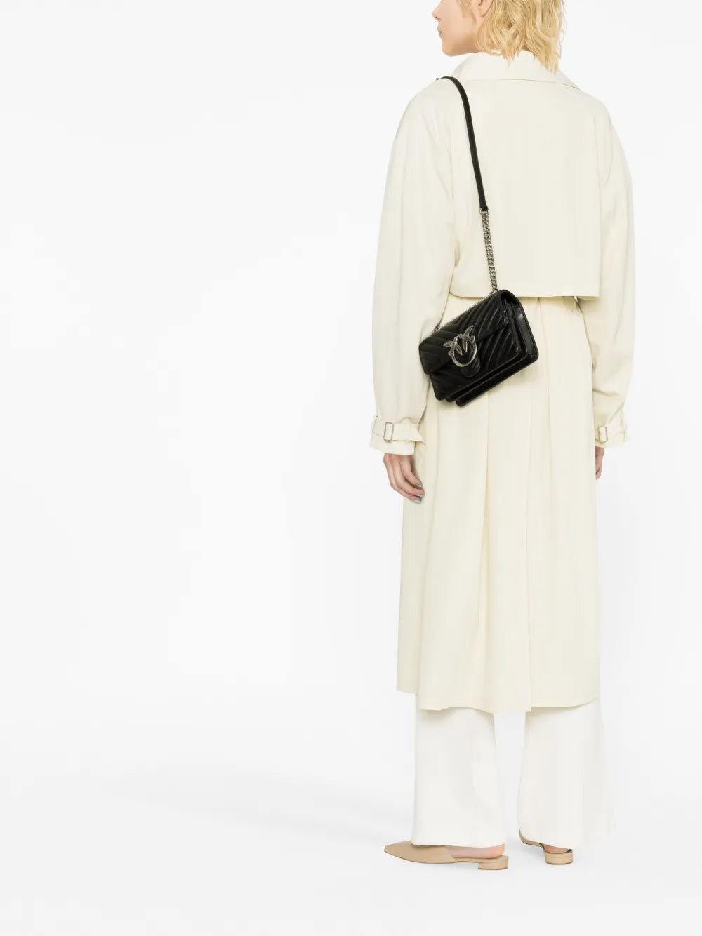 Pinko Lovebird Quilted Shoulder Bag — Same as shown — Size One Size — Side View