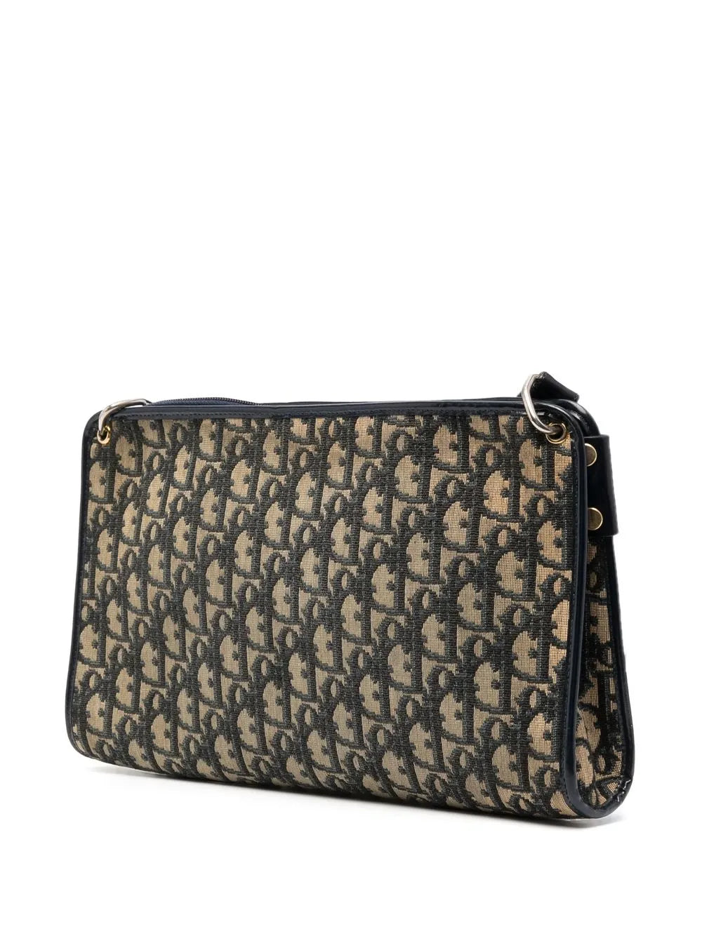 Christian Dior Pre Owned 1970S Trotter Zipped Shoulder Bag — Same as shown — Size One Size — Back View