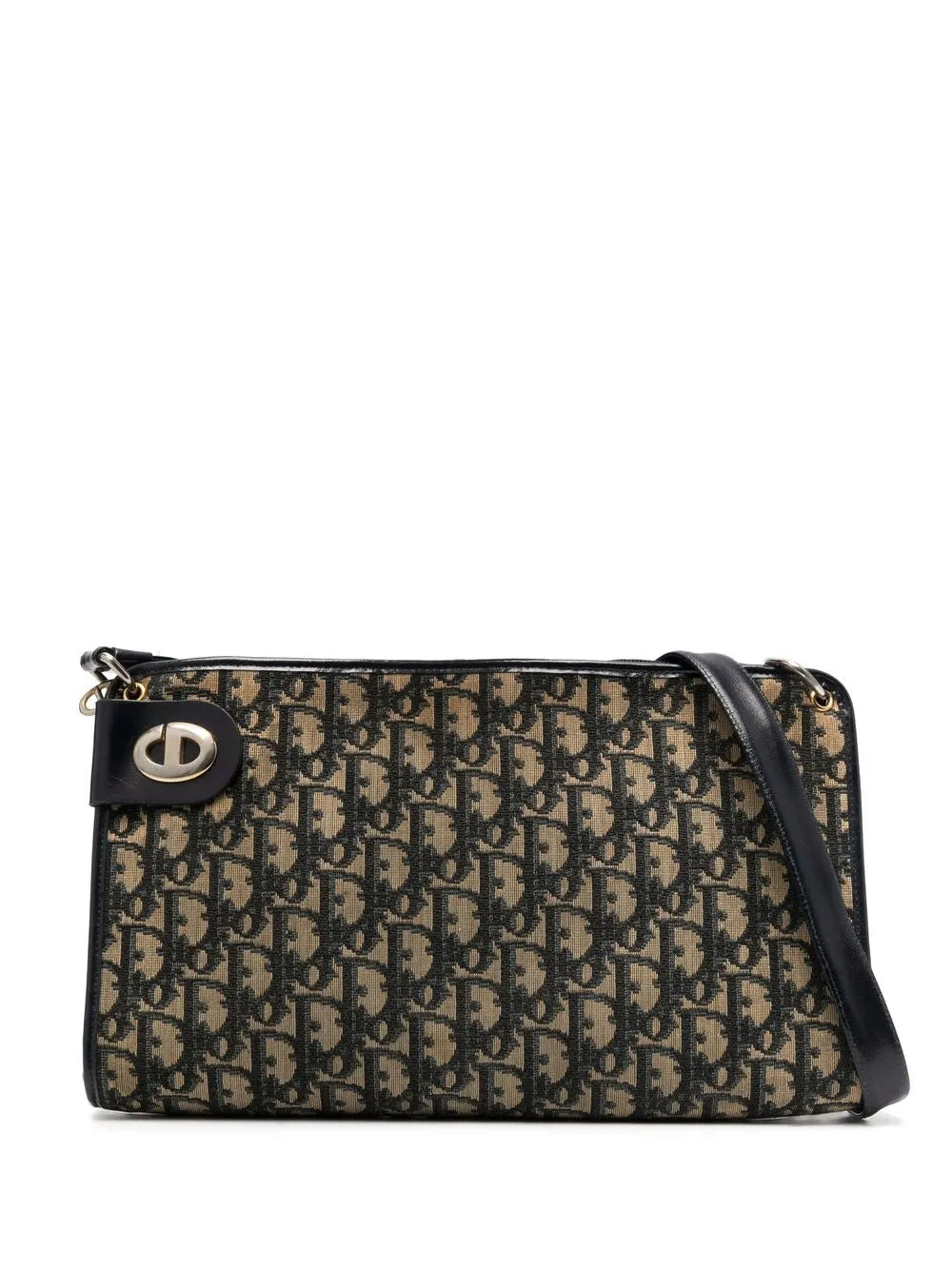 Christian Dior Pre Owned 1970S Trotter Zipped Shoulder Bag — Same as shown — Size One Size — Front View