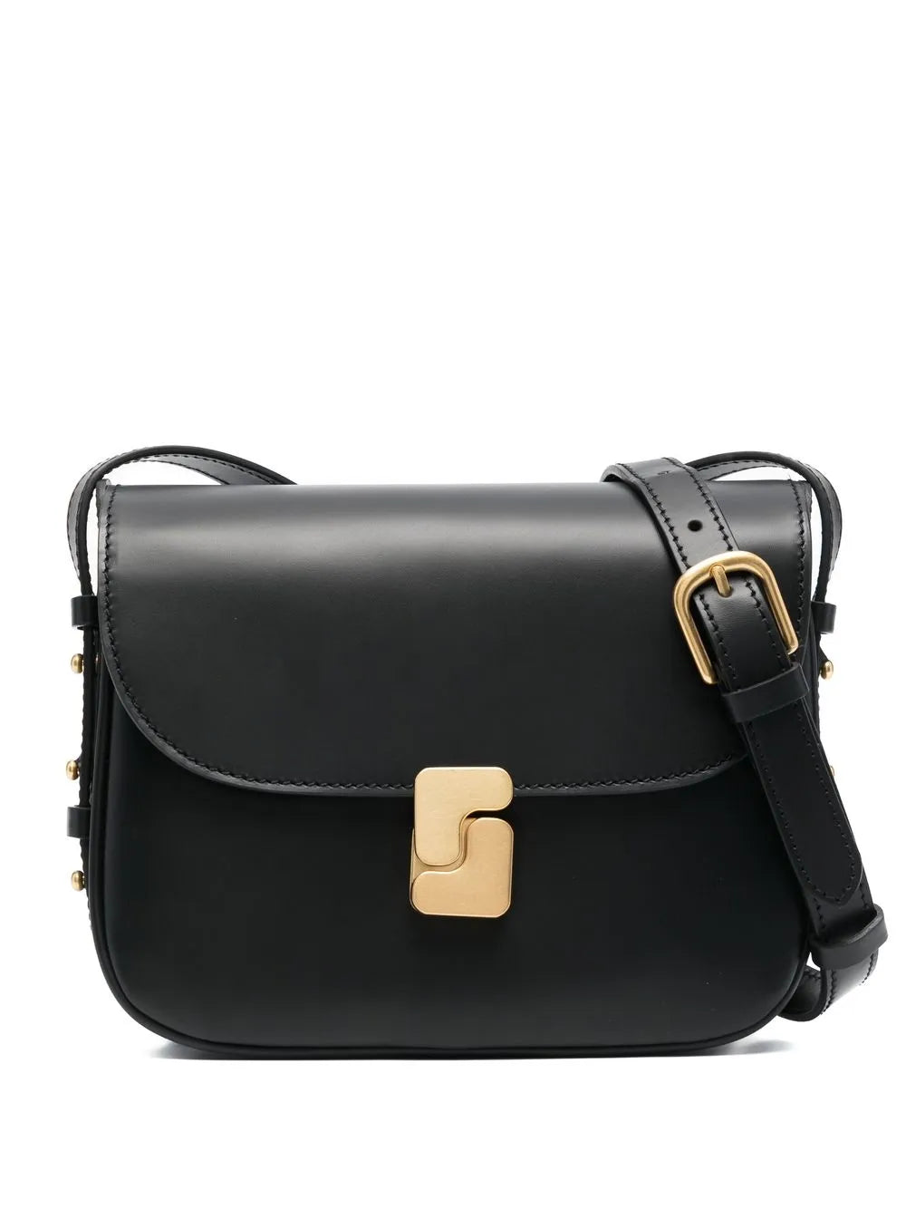 Soeur Leather Shoulder Bag — Same as shown — Size One Size — Front View