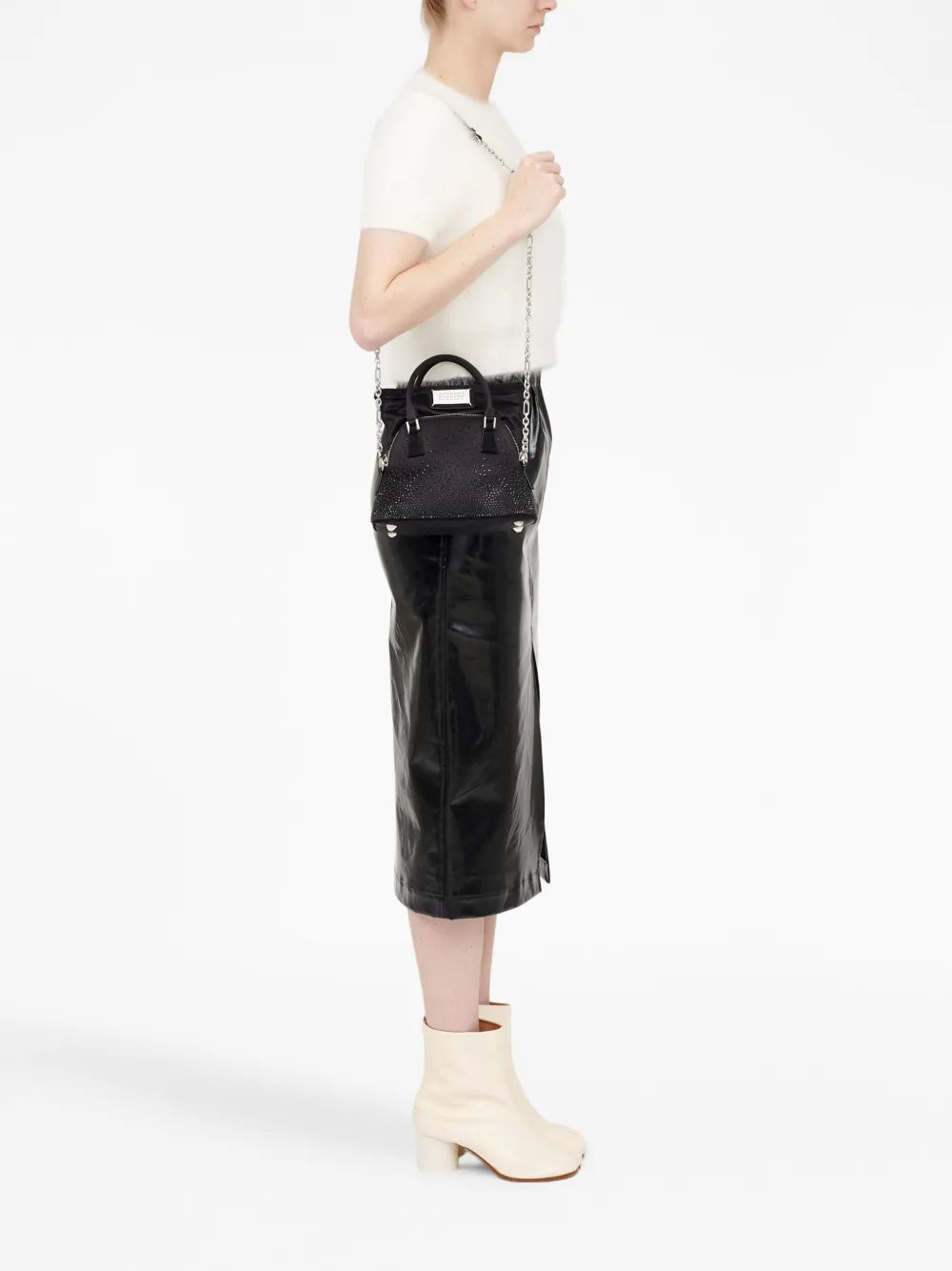 Maison Margiela Micro 5Ac Cinema Inferno Shoulder Bag — Same as shown — Size One Size — Back View
