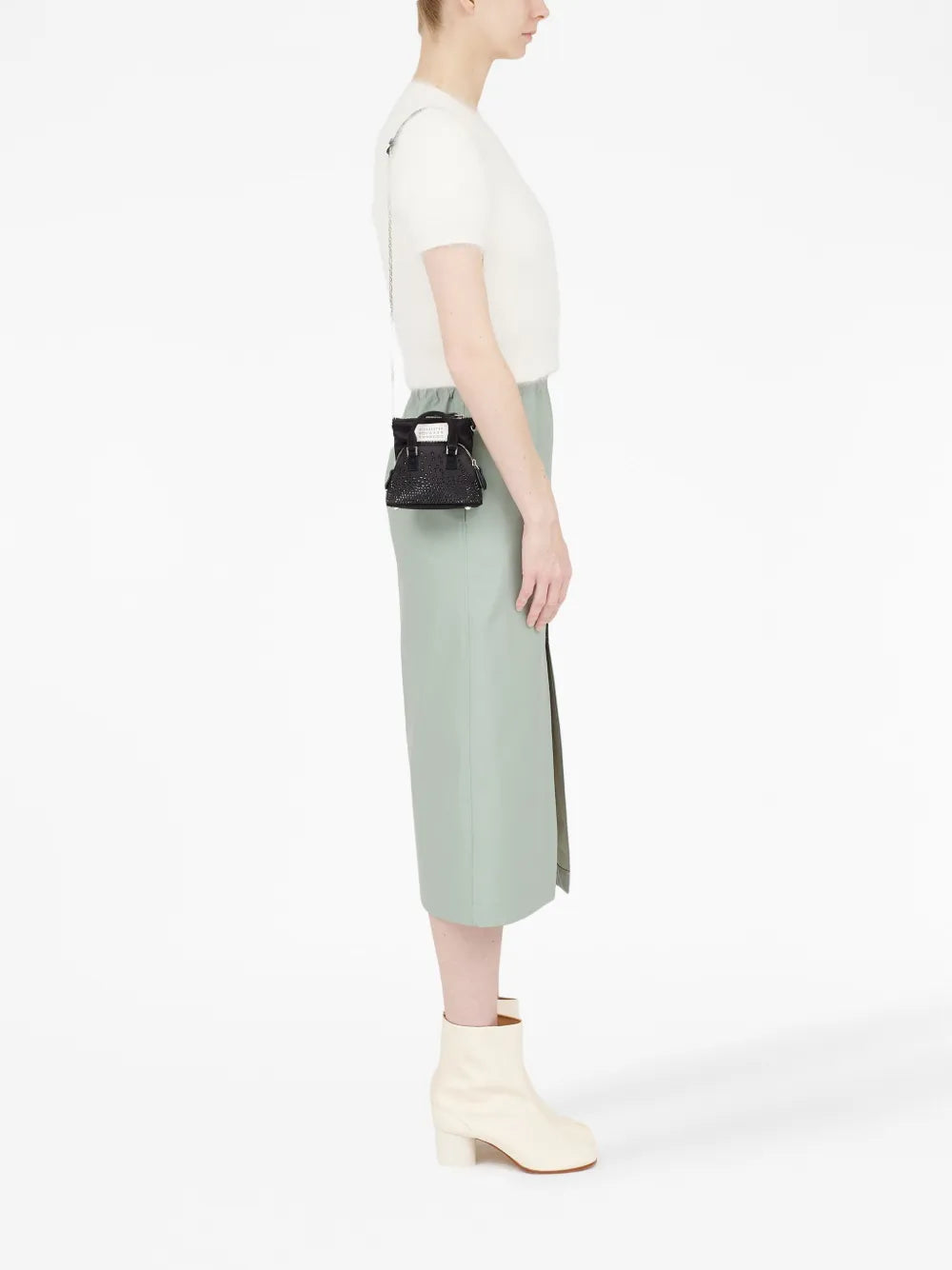 Maison Margiela 5Ac Cinema Inferno Baby Cross Body Bag — Same as shown — Size One Size — Side View
