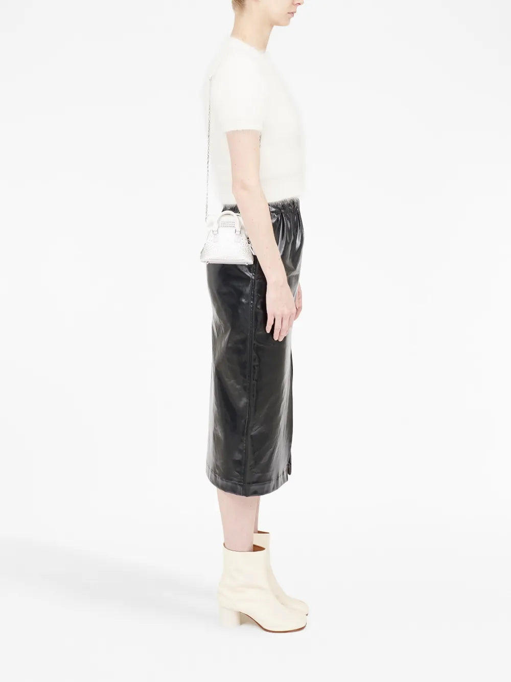 Maison Margiela 5Ac Cinema Inferno Baby Cross Body Bag — Same as shown — Size One Size — Side View