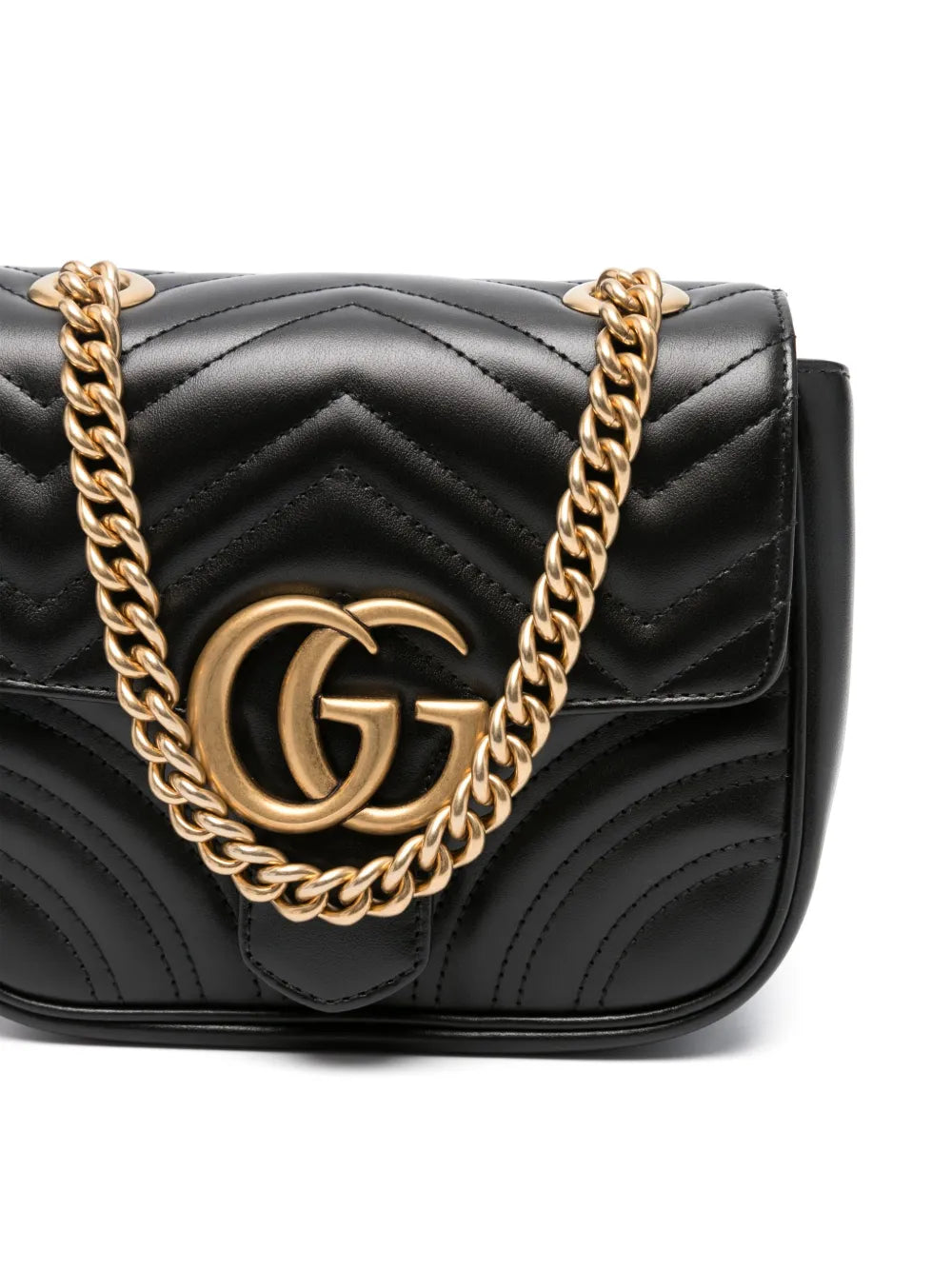 Gucci Mini Gg Marmont Shoulder Bag — Same as shown — Size One Size — Top View
