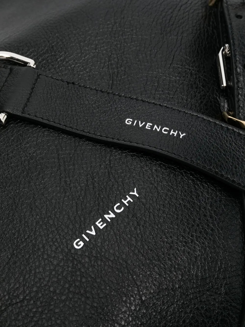 Givenchy Grained Leather Shoulder Bag — Same as shown — Size One Size — Top View