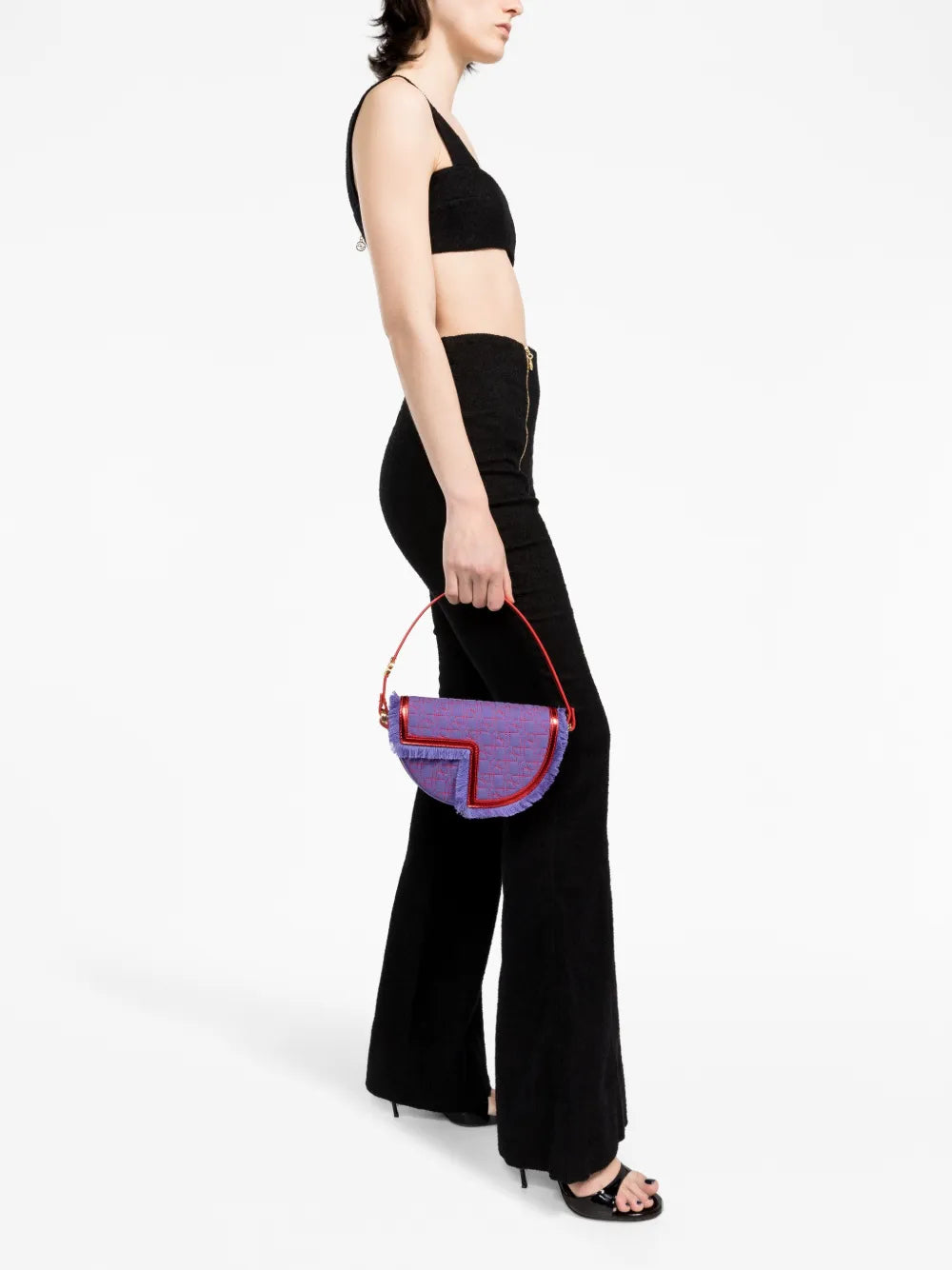 Patou X Sita Le Petit Patou Shoulder Bag — Same as shown — Size One Size — Side View
