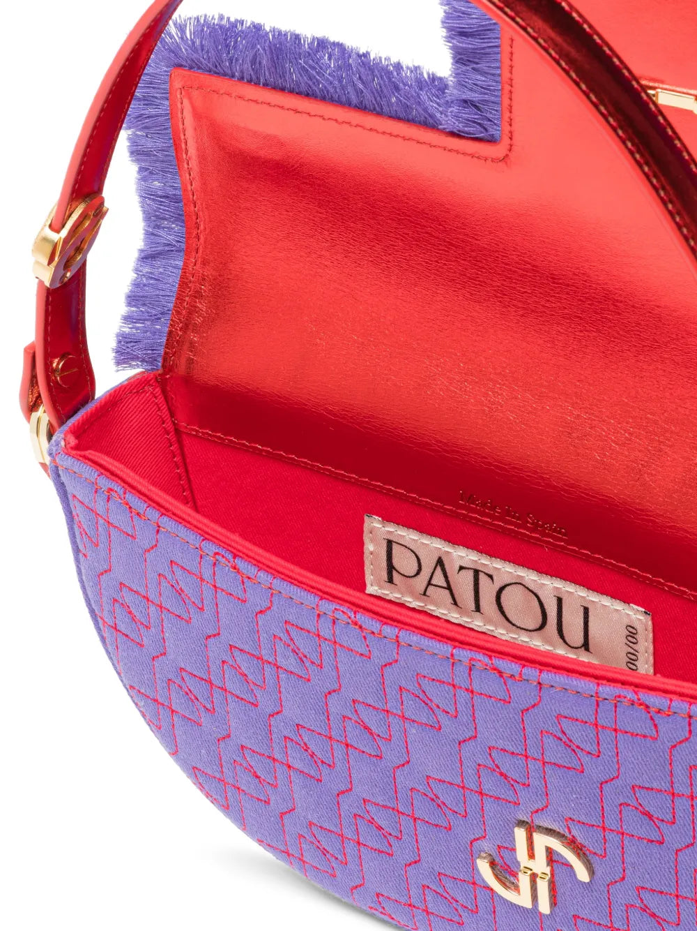 Patou X Sita Le Petit Patou Shoulder Bag — Same as shown — Size One Size — Detail View